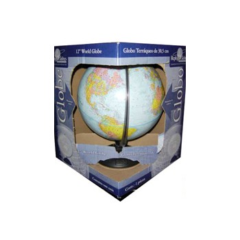 Globo terraqueo Rihan de 30.5 cms (12 pulgadas)