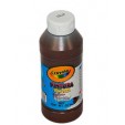 Pintura tempera Crayola cafe de 237 ml.