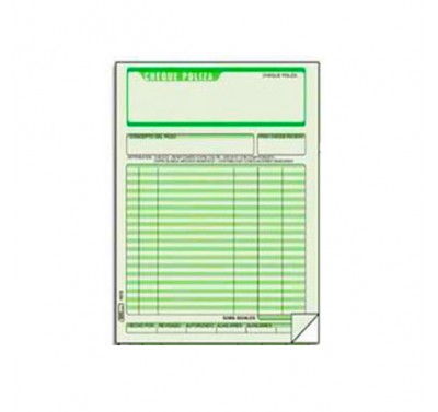 Cheque poliza tamaño carta [1013] Printaform