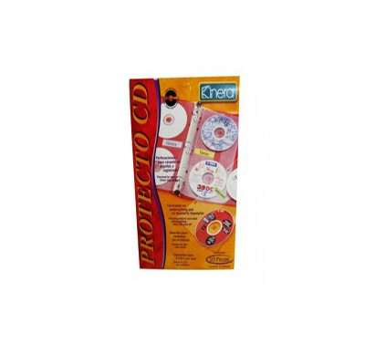 Mica para cd kinera con 10 piezas