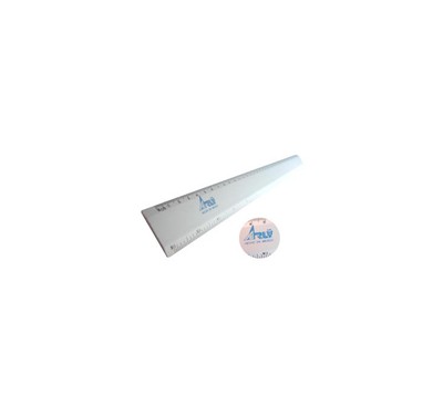 Regla aluminio 30 cms