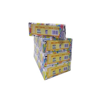 Hoja facia tama&ntilde;o carta amarillo pastel con 500 hojas