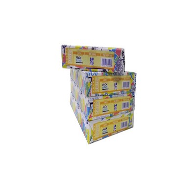 Hoja facia tamaño carta amarillo pastel con 500 hojas