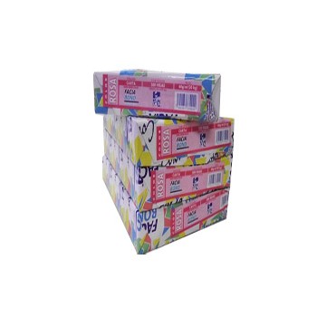 Hoja facia tama&ntilde;o carta rosa pastel con 500 hojas