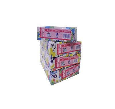 Hoja facia tamaño carta rosa pastel con 500 hojas