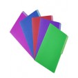 Folder tamaño oficio fluorescente rojo con 25 piezas